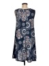 SJS Paisley Blue Casual Dress Size M - photo 2
