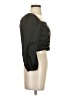 J.Crew 100% Polyester Black 3/4 Sleeve Top Size 4 - photo 4
