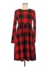 DB Moon Plaid Red Casual Dress Size M - photo 1