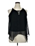 Iz Byer 100% Polyester Black Sleeveless Blouse Size XL - photo 1