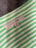 Love Tree 100% Rayon Stripes Green Long Sleeve Button-Down Shirt Size S - photo 7