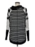 Maurices Stripes Silver Pullover Sweater Size M - photo 2