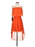 Bebe 100% Polyester Color Block Orange Cocktail Dress Size XS - photo 1