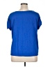 Max Studio Blue Short Sleeve Top Size 1X - photo 2