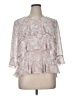 Belle + Sky Pink 3/4 Sleeve Blouse Size XL - photo 1