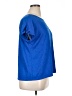 Max Studio Blue Short Sleeve Top Size 1X - photo 4