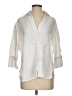Zara Ivory 3/4 Sleeve Button-Down Shirt Size XS - photo 1