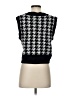 Unbranded 100% Acrylic Houndstooth Black Sweater Vest Size S - photo 2