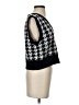Unbranded 100% Acrylic Houndstooth Black Sweater Vest Size S - photo 4