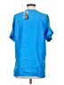 Bebe 100% Polyester Blue Short Sleeve Blouse Size S - photo 2