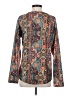 Unbranded Paisley Teal Long Sleeve Blouse Size S - photo 2