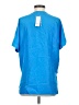 Bebe 100% Polyester Blue Short Sleeve Blouse Size S - photo 2