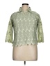 Assorted Brands Green 3/4 Sleeve Blouse Size XL - photo 1