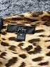 J.Crew 100% Polyester Animal Print Brown Long Sleeve Blouse Size M - photo 7