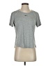 Nike 100% Polyester Gray Active T-Shirt Size S - photo 1
