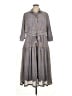 Blanc Noir 100% Polyester Paisley Gray Casual Dress Size 1X - photo 1