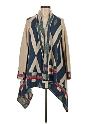 Ella Blue Poncho (view 1)