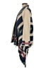 Ella Blue 100% Acrylic Tan Ivory Poncho Size M (estimated) - photo 5