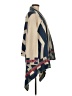 Ella Blue 100% Acrylic Tan Ivory Poncho Size M (estimated) - photo 4