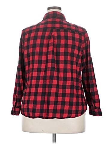 Faded Glory Long Sleeve Button-Down Shirt (view 2)