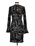MICHAEL Michael Kors Graphic Black Cocktail Dress Size M - photo 2