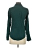 Express 100% Lyocell Teal Green Long Sleeve Blouse Size XXS - photo 2