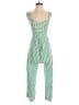 Boohoo Checkered-gingham Green Jumpsuit Size 4 - photo 1