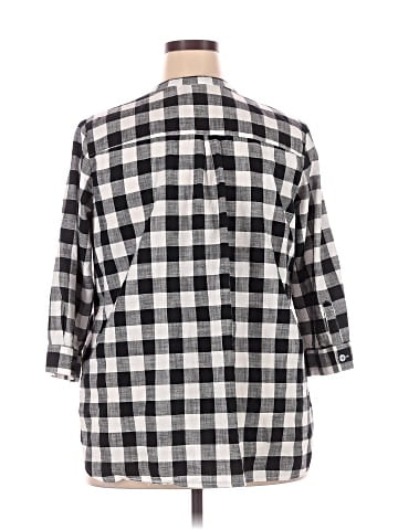 Joan Rivers 3/4 Sleeve Button-Down Shirt (view 2)