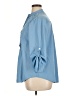 Unbranded 100% Polyester Blue 3/4 Sleeve Blouse Size XL - photo 5