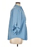 Unbranded 100% Polyester Blue 3/4 Sleeve Blouse Size XL - photo 4