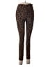 Time and Tru Animal Print Brown Leggings Size 2 - photo 1