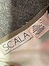 Scala 100% Silk Metallic Silver Cocktail Dress Size 0 - photo 7