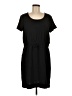 32 Degrees Solid Black Casual Dress Size M - photo 1