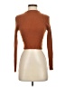 Shein Brown Long Sleeve Top Size 4 - photo 1
