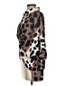 Unbranded 100% Polyester Animal Print Brown 3/4 Sleeve Blouse Size S - photo 5