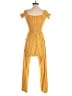 J for Justify Checkered-gingham Yellow Jumpsuit Size S - photo 2