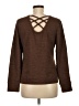 Crane Brown Long Sleeve Top Size M - photo 2