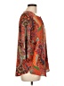 ...Trinity 100% Polyester Orange 3/4 Sleeve Blouse Size L - photo 4