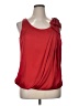 DressBarn 100% Polyester Red Sleeveless Blouse Size XL (petite) - photo 1