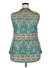 Halife Teal Sleeveless Blouse Size XL - photo 2