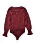 She + Sky 100% Polyester Burgundy Kimono Size M - photo 2
