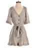 Express Stripes Gray Romper Size XS - photo 1