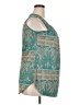 Halife Teal Sleeveless Blouse Size XL - photo 4