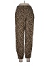 Myra Bag 100% Polyester Animal Print Brown Casual Pants Size L - photo 1