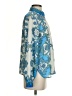 VICI 100% Polyester Paisley Blue Long Sleeve Blouse Size XS - photo 4