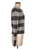 Orange Kiss Checkered-gingham Gray Pullover Sweater Size M - photo 4