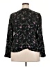Zoe Black Blue Long Sleeve Blouse Size XXL (estimated) - photo 2