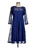 Tiana B. 100% Polyester Blue Cocktail Dress Size S - photo 1
