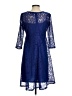 Tiana B. 100% Polyester Blue Cocktail Dress Size S - photo 2
