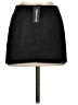 PrettyLittleThing Solid Black Casual Skirt Size 0 - photo 2